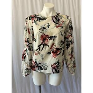 Emily Rose Watercolor Floral Blouse - Romantic Dreams - Small